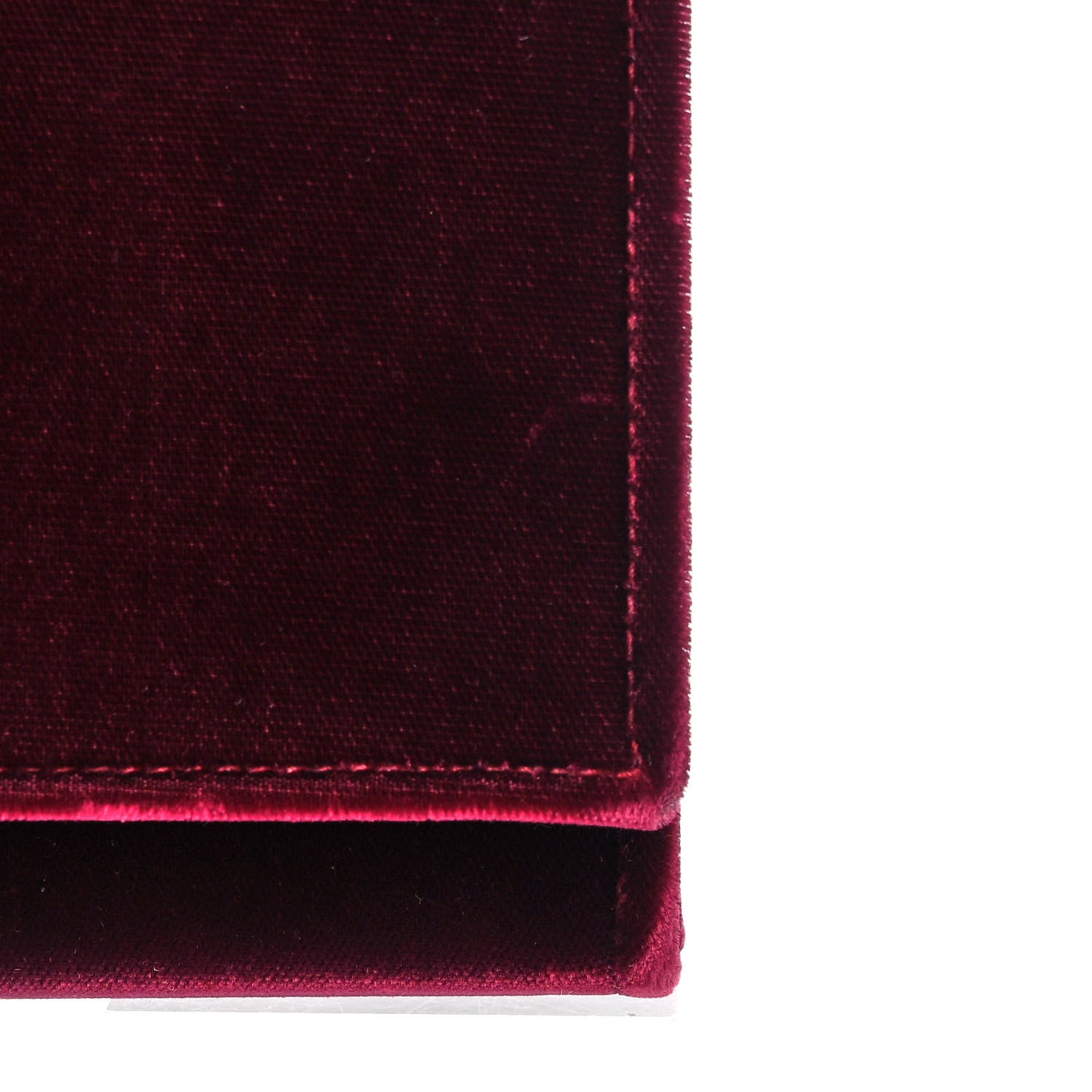 Saint Laurent Velvet Small Classic Monogram Kate Tassel Satchel Burgundy 15 of 16