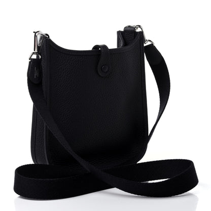Hermes Taurillon Clemence Amazone Evelyne TPM Bleu Nuit Bleu Indigo 2 of 5