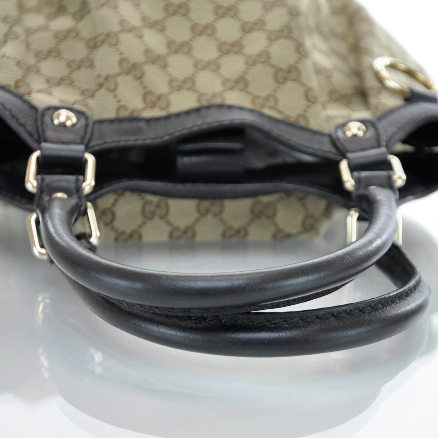 Gucci Monogram Medium Sukey Ebony 6 of 9