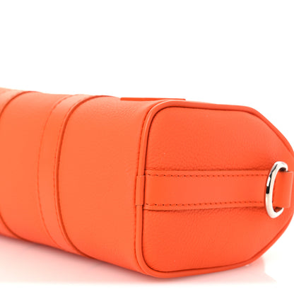 Louis Vuitton Grained Calfskin Aerogram Keepall XS Orange 9 of 10