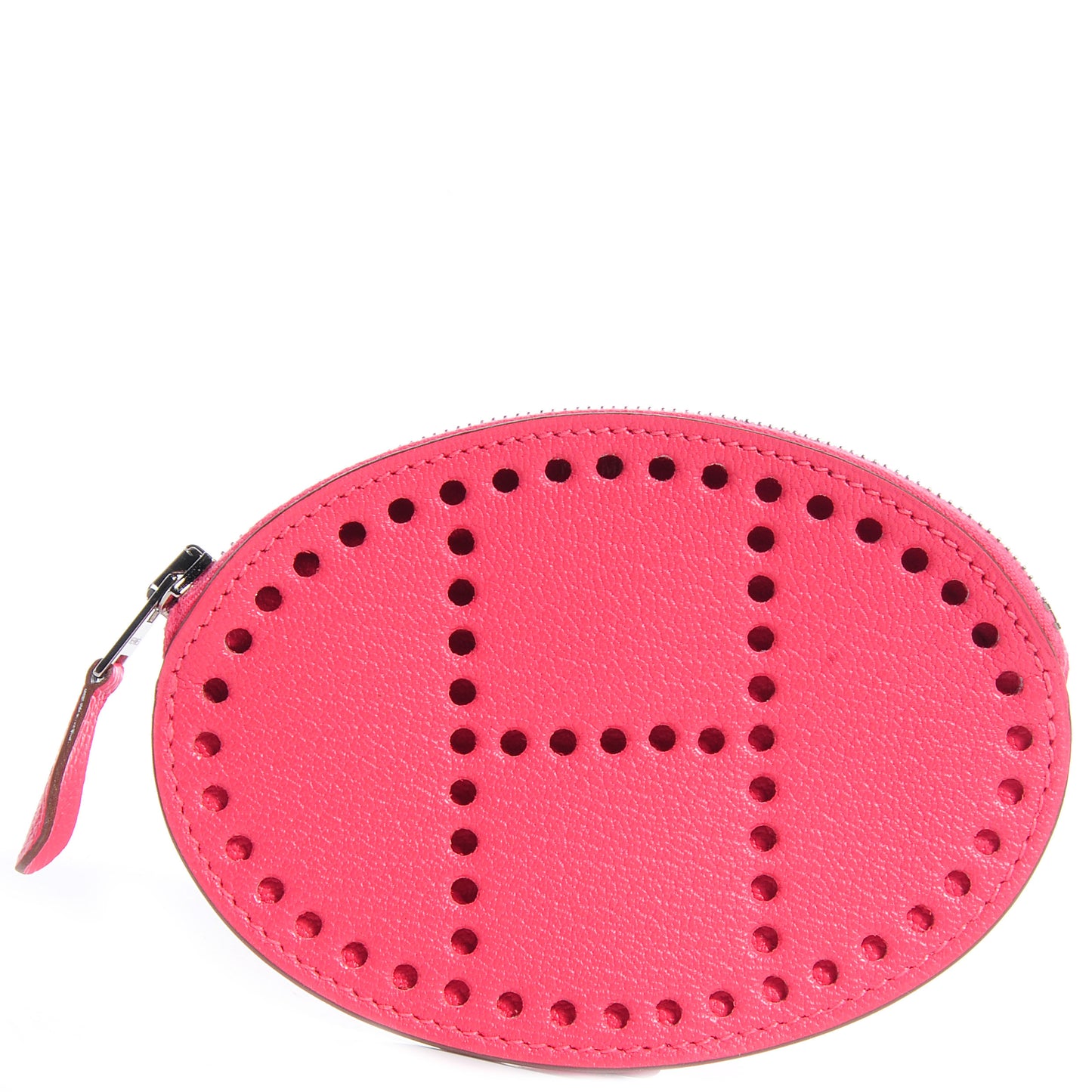 Chevre Mysore Evelyne Coin Purse Rose Tyrien