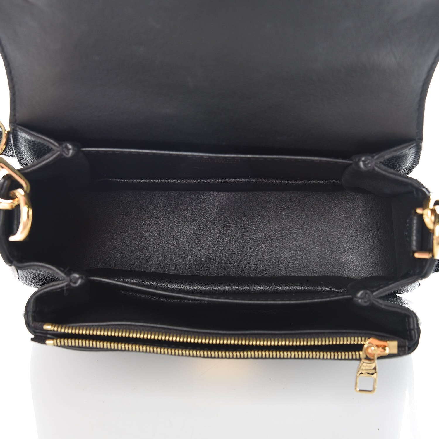 Louis Vuitton Grained Calfskin Vivienne NM Black 5 of 10