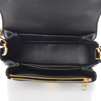 Louis Vuitton Grained Calfskin Vivienne NM Black 5 of 10