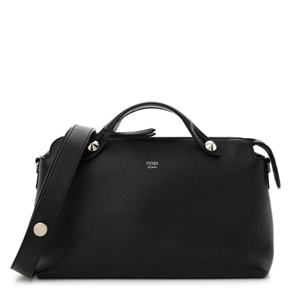 Fendi Vitello Dolce Marmol Medium By The Way Boston Bag Black 1 of 11