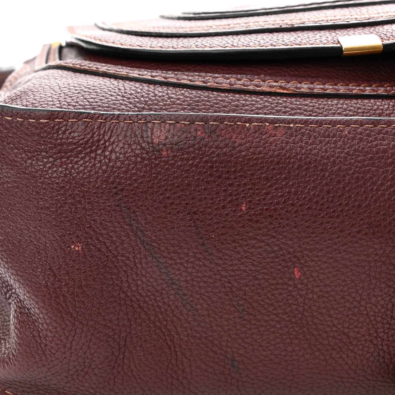 Chloe Calfskin Medium Marcie Satchel Dark Velvet 11 of 12
