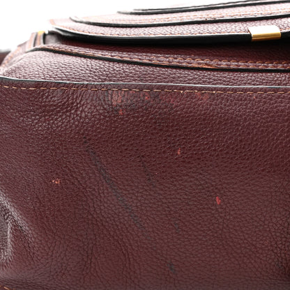 Chloe Calfskin Medium Marcie Satchel Dark Velvet 11 of 12