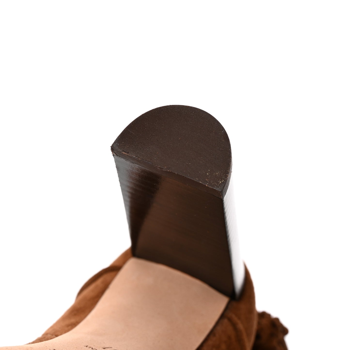 Suede Tanger Tassel Ankle Boots 37 Brown