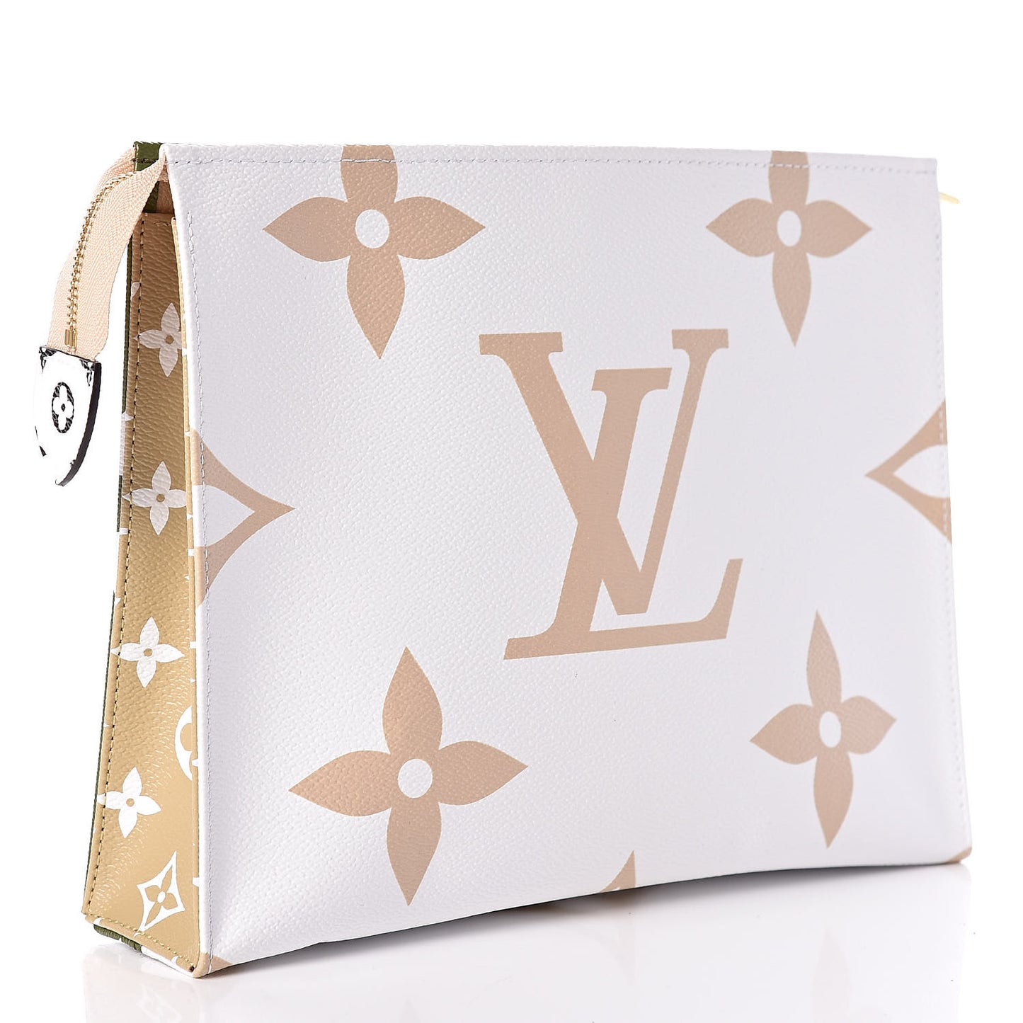 Monogram Giant Toiletry Pouch 26 Kaki