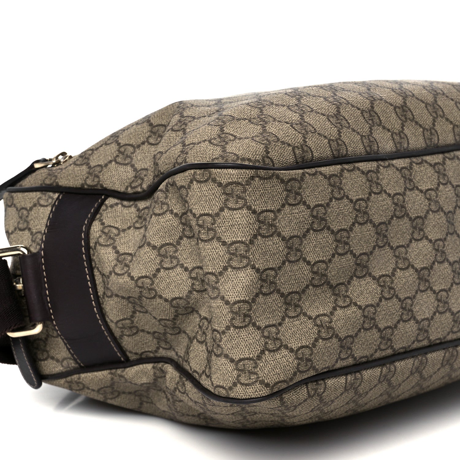Gucci GG Plus Monogram Large Messenger Bag Dark Brown 9 of 10