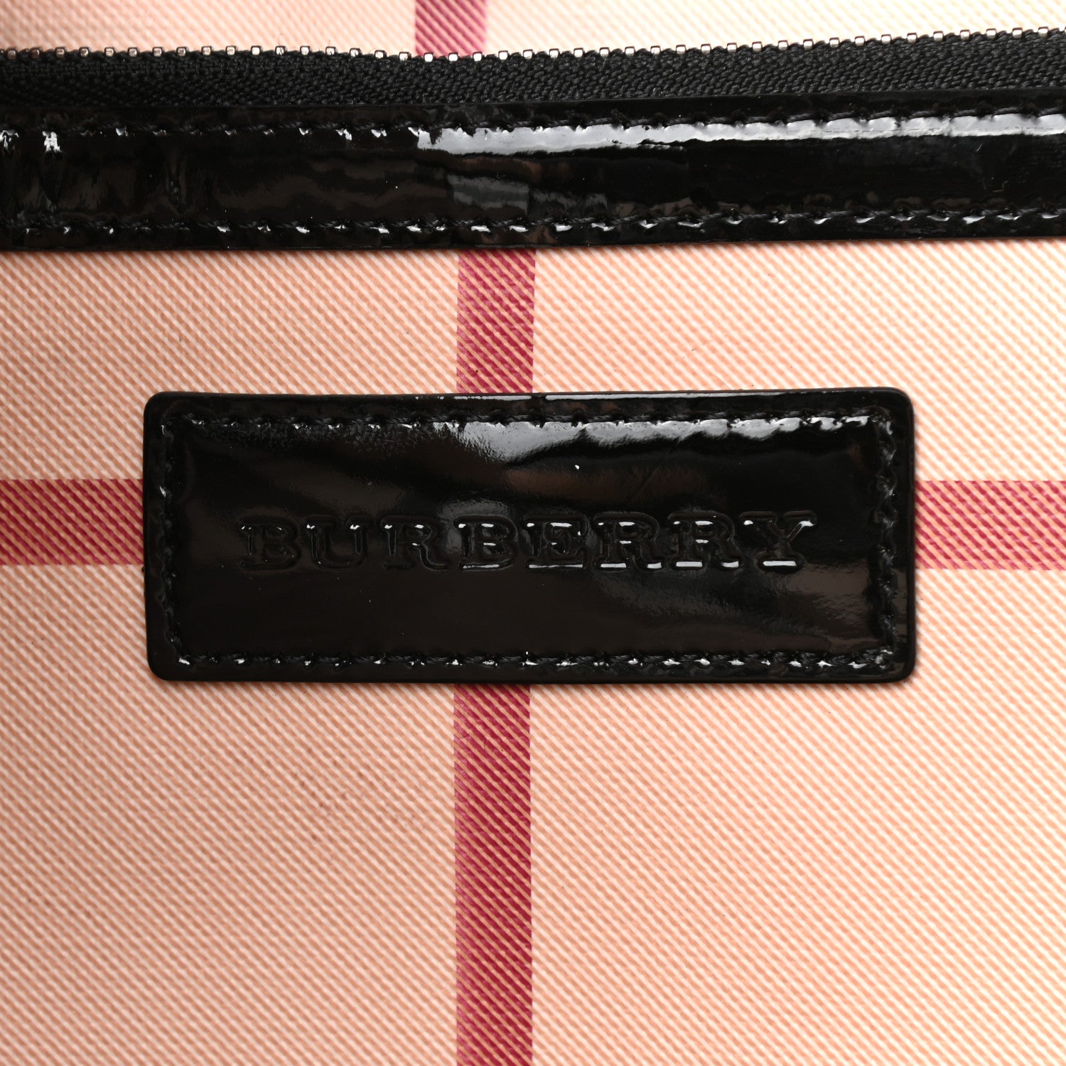 Burberry Nova Check Small Canterbury Tote Black 6 of 10