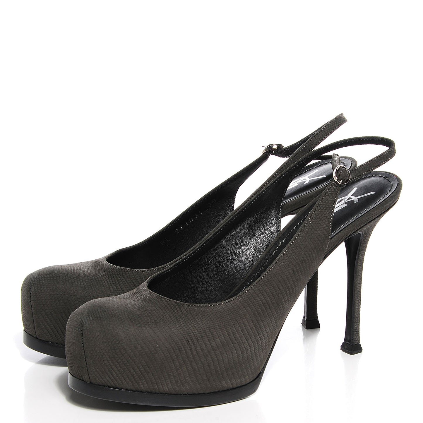 Suede Tribtoo 80 Slingback Pumps 39 Anthracite