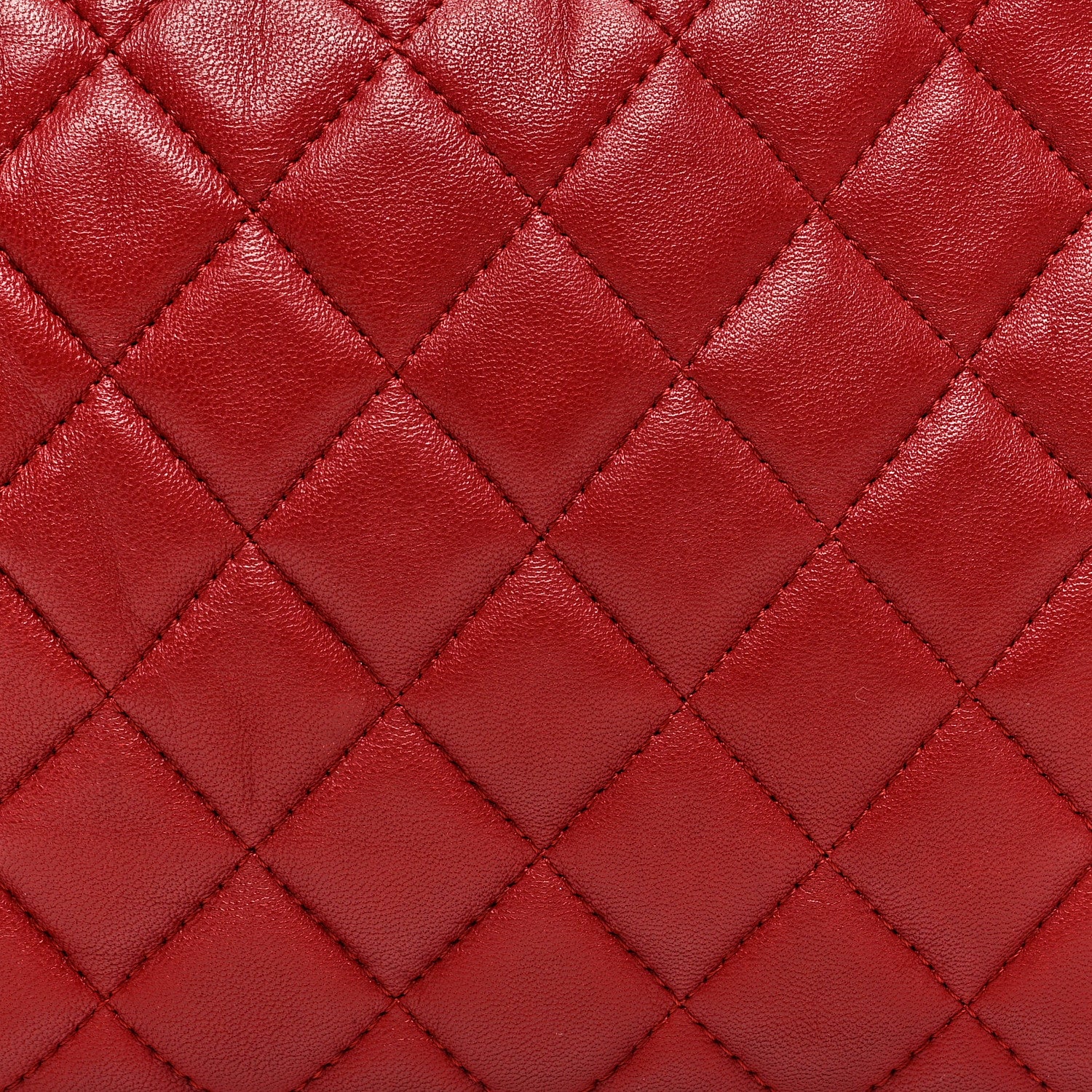 Chanel Lambskin Quilted Small Hobo Red 8 of 10
