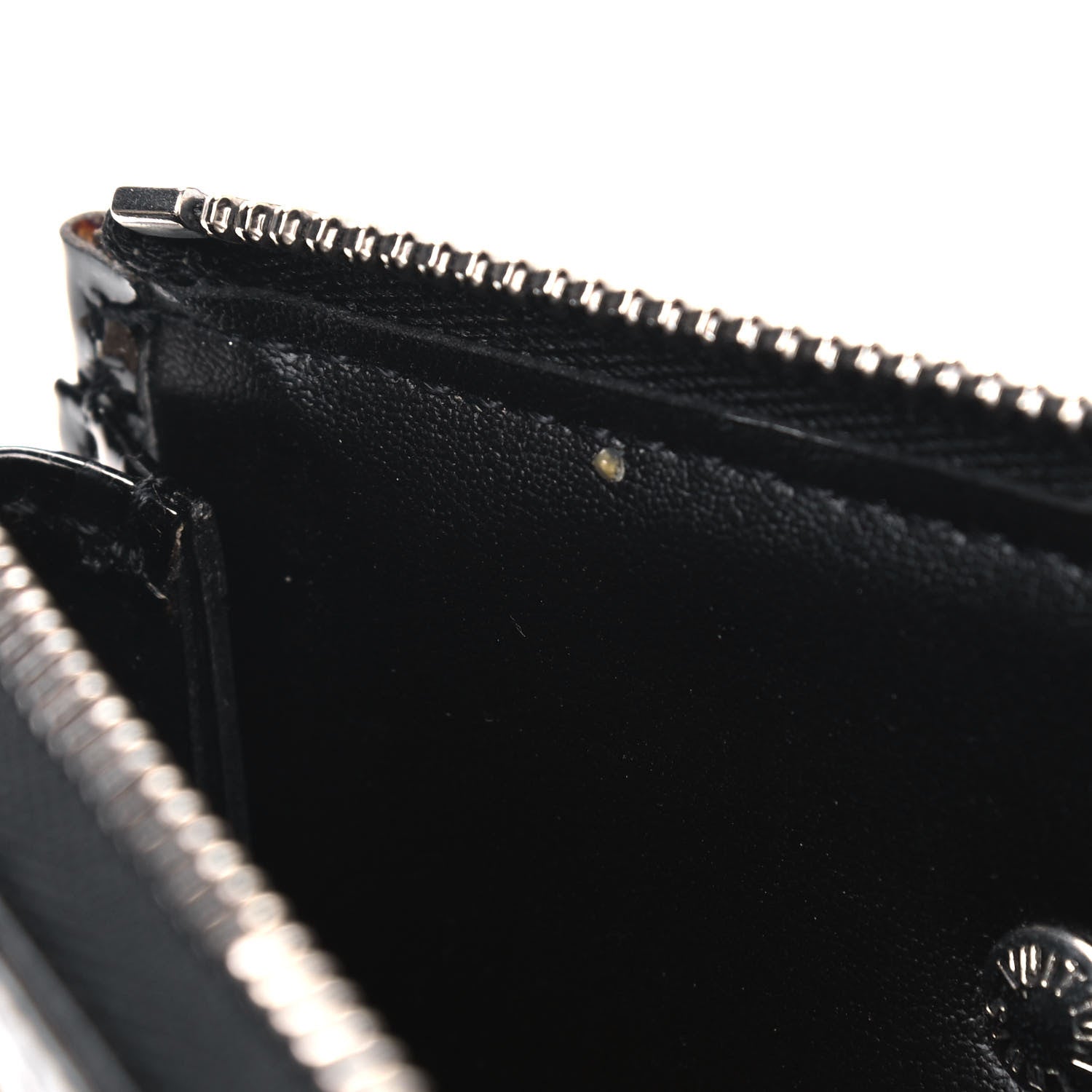 Louis Vuitton Vernis Lexington Fleurs Pochette Black 5 of 9