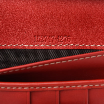 Gucci Guccissima Heart Lock Continental Wallet Red 5 of 8