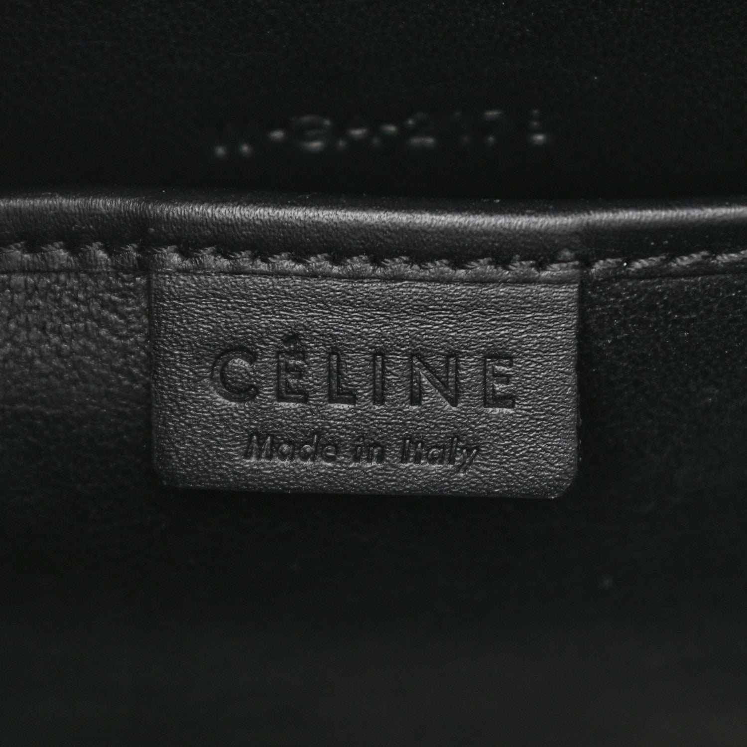 Celine Baby Grained Calfskin Nubuck Tri-Color Nano Luggage Burgundy Wine 7 of 10