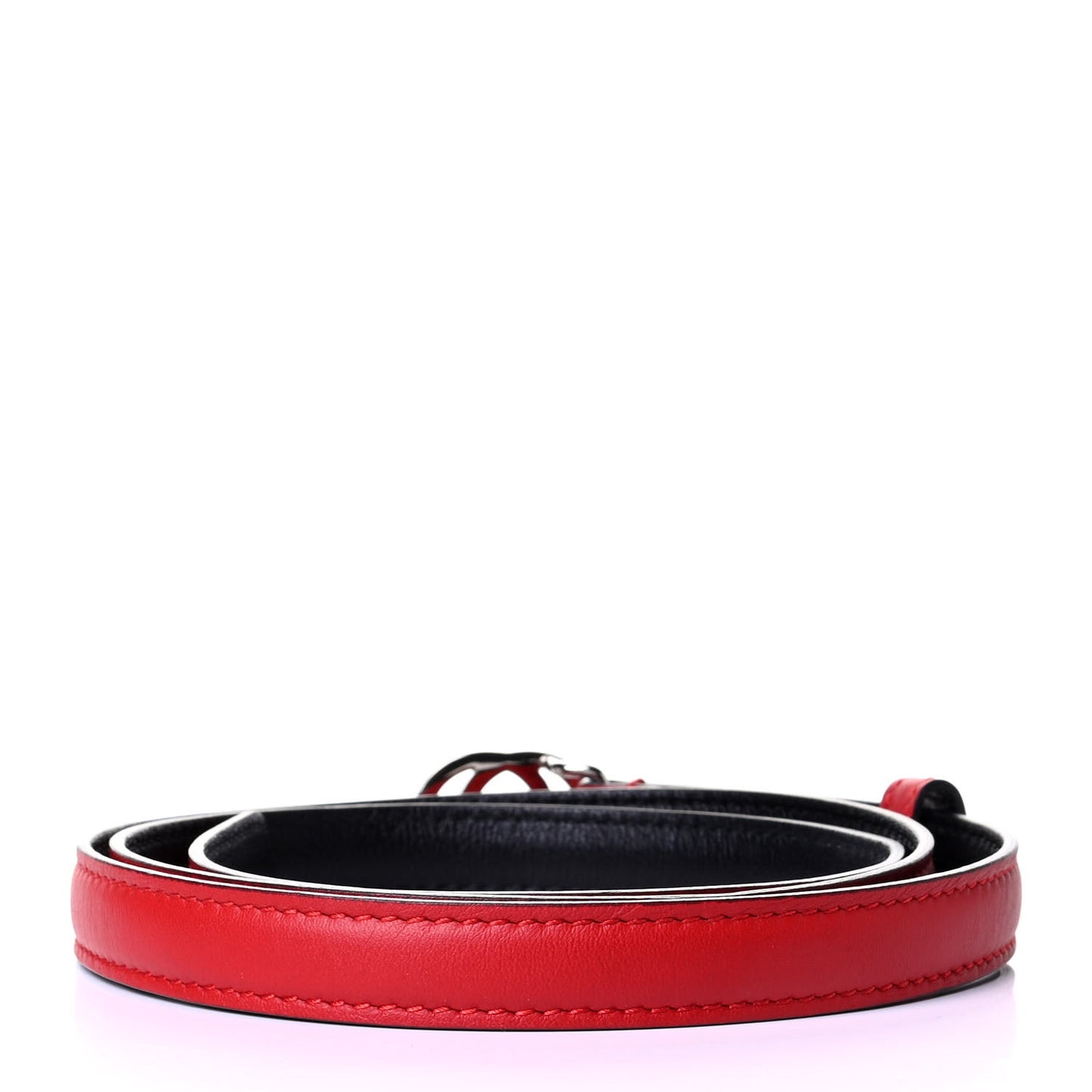 Moon Calfskin Nickel Interlocking G 20mm Belt 90 36 Tabasco