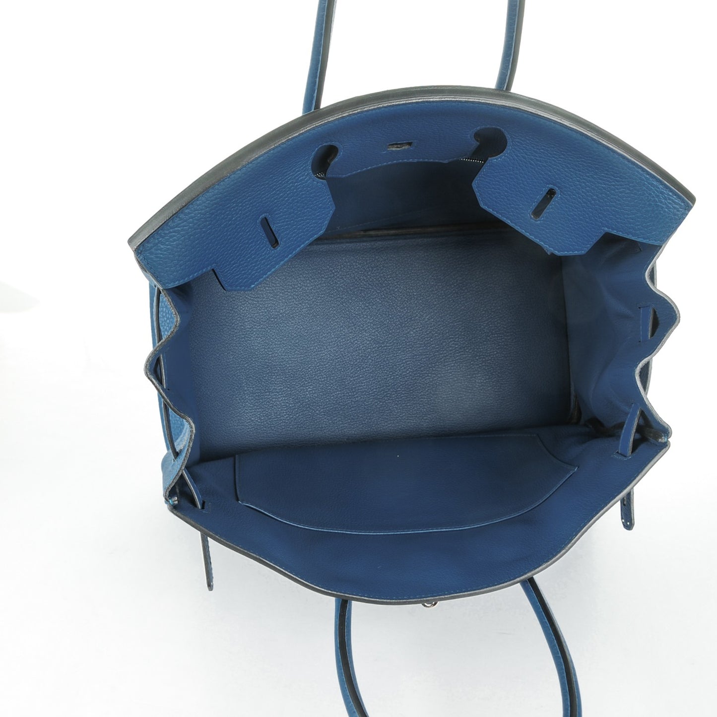 Taurillon Clemence Birkin 35 Bleu Thalassa