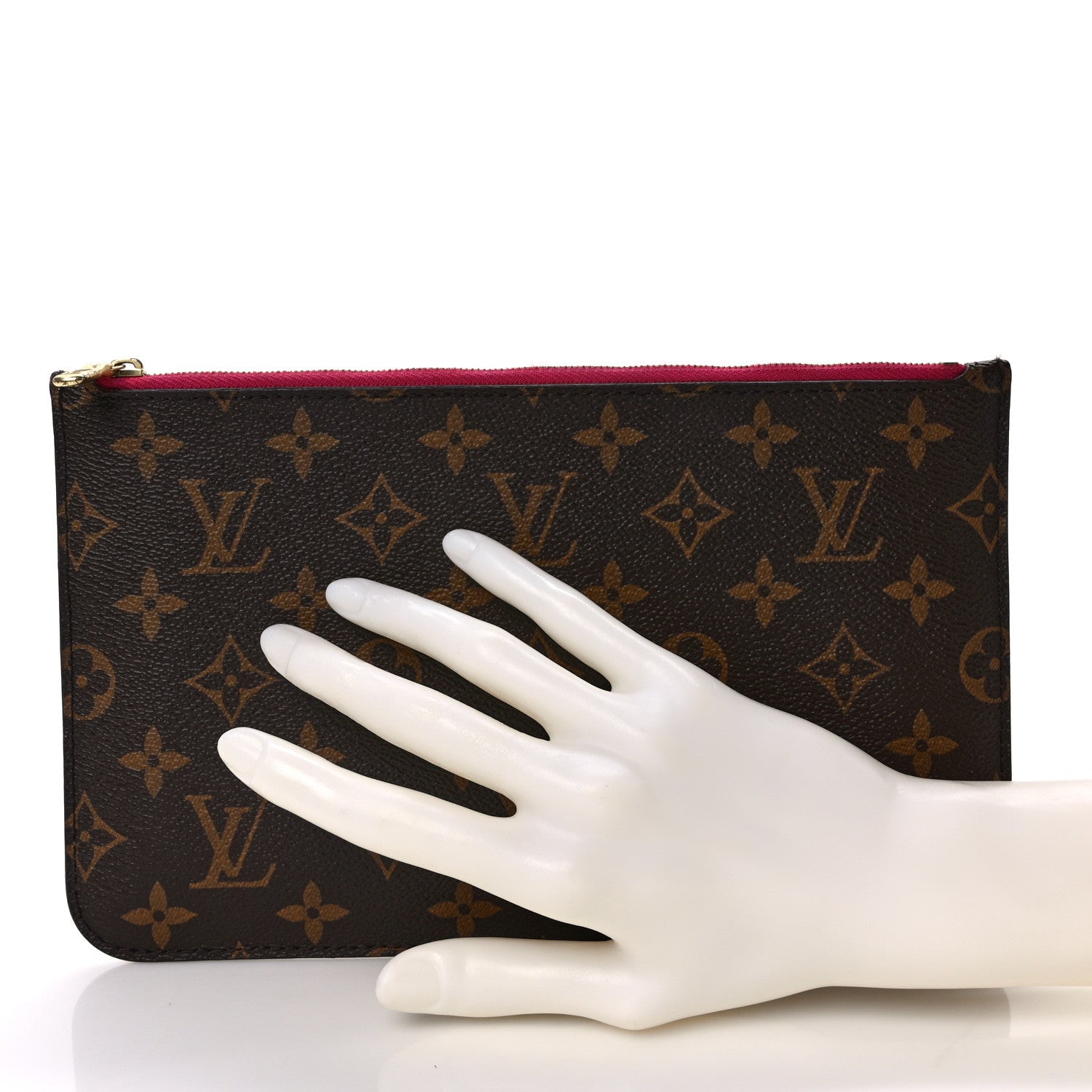 Louis Vuitton Monogram Neverfull MM GM Pochette Pivoine 2 of 6