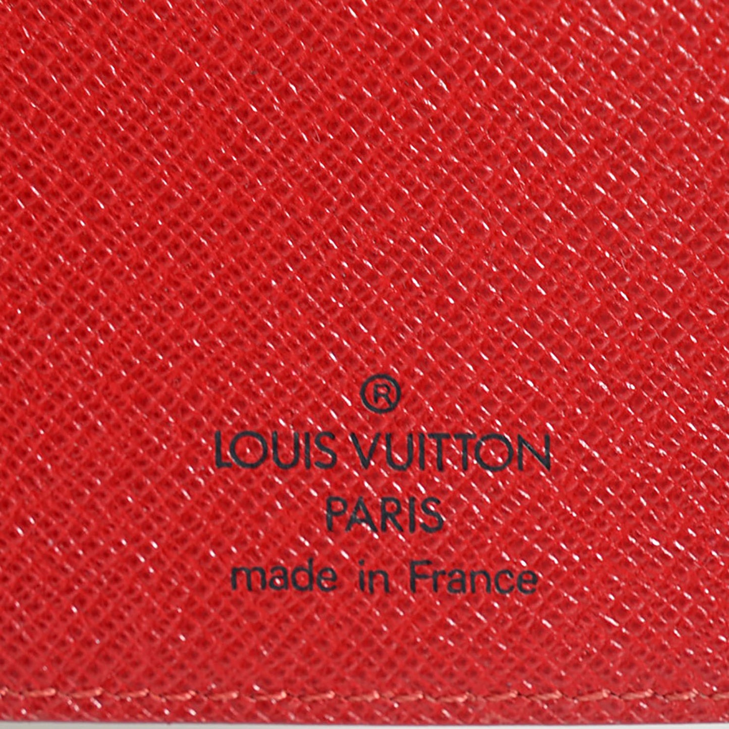 Epi Medium Ring Agenda Cover Red