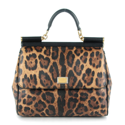 Dolce & Gabbana Leo Crepe Large Miss Sicily Satchel Naturale 1 of 6