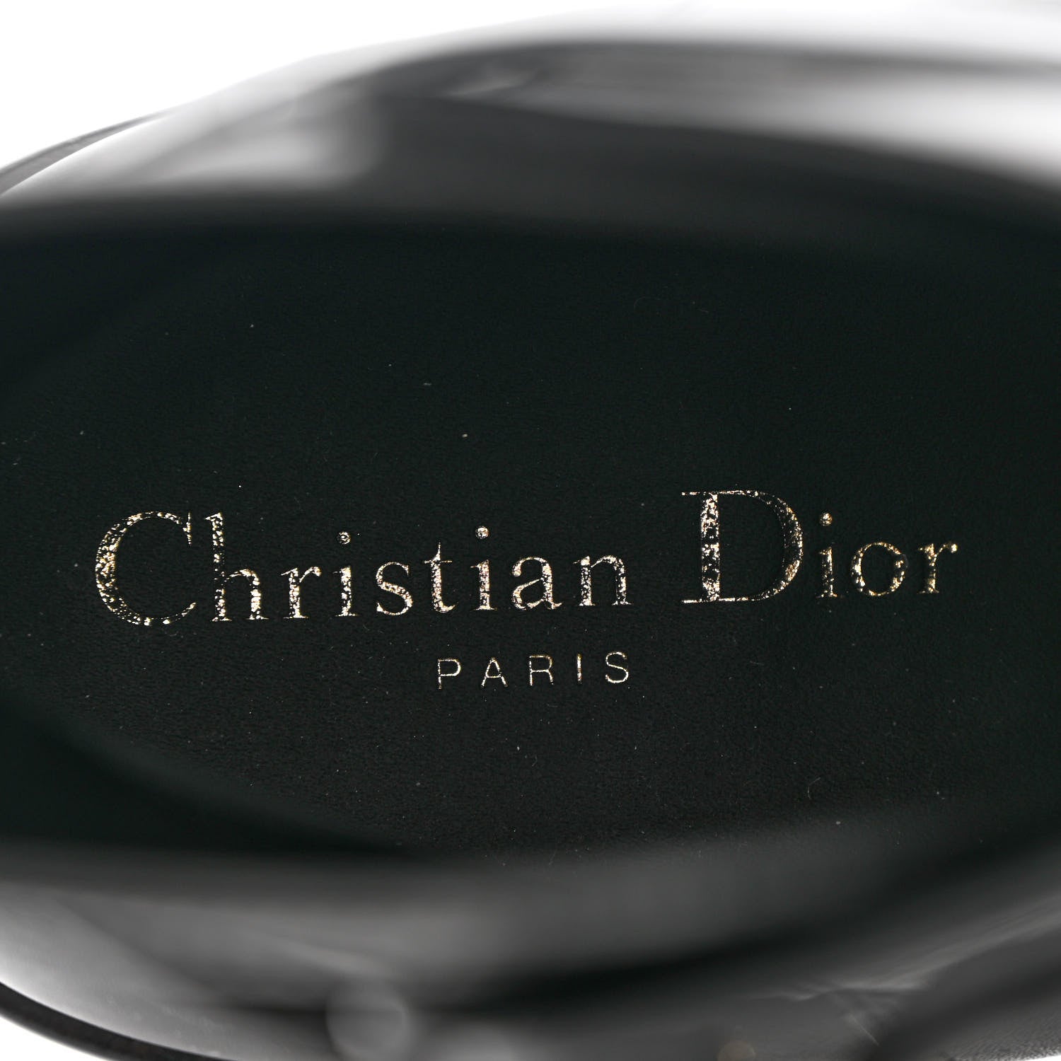 Christian Dior Calfskin Empreinte Ankle Boot 38 Black 7 of 13