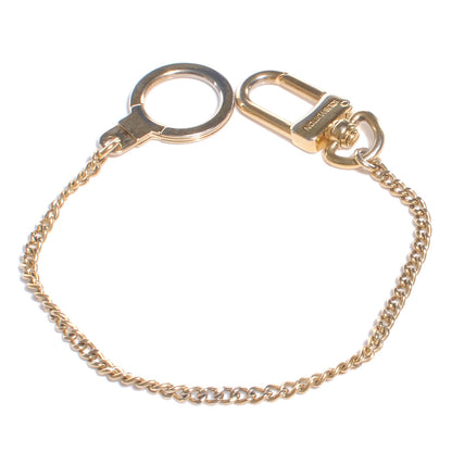 Louis Vuitton Metal Pochette Extender Key Ring Chain Gold 1 of 5