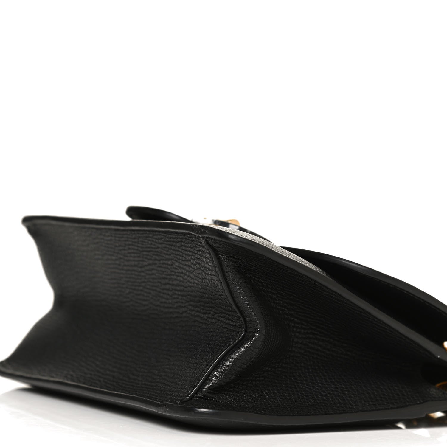 Salvatore Ferragamo Calfskin Gancini Small Flap Bag Black 9 of 9