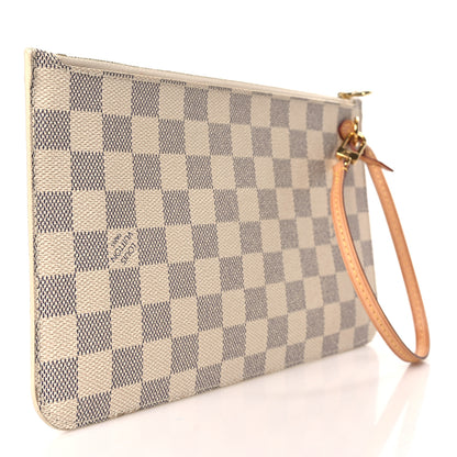 Louis Vuitton Damier Azur Neverfull MM GM Pochette 3 of 6