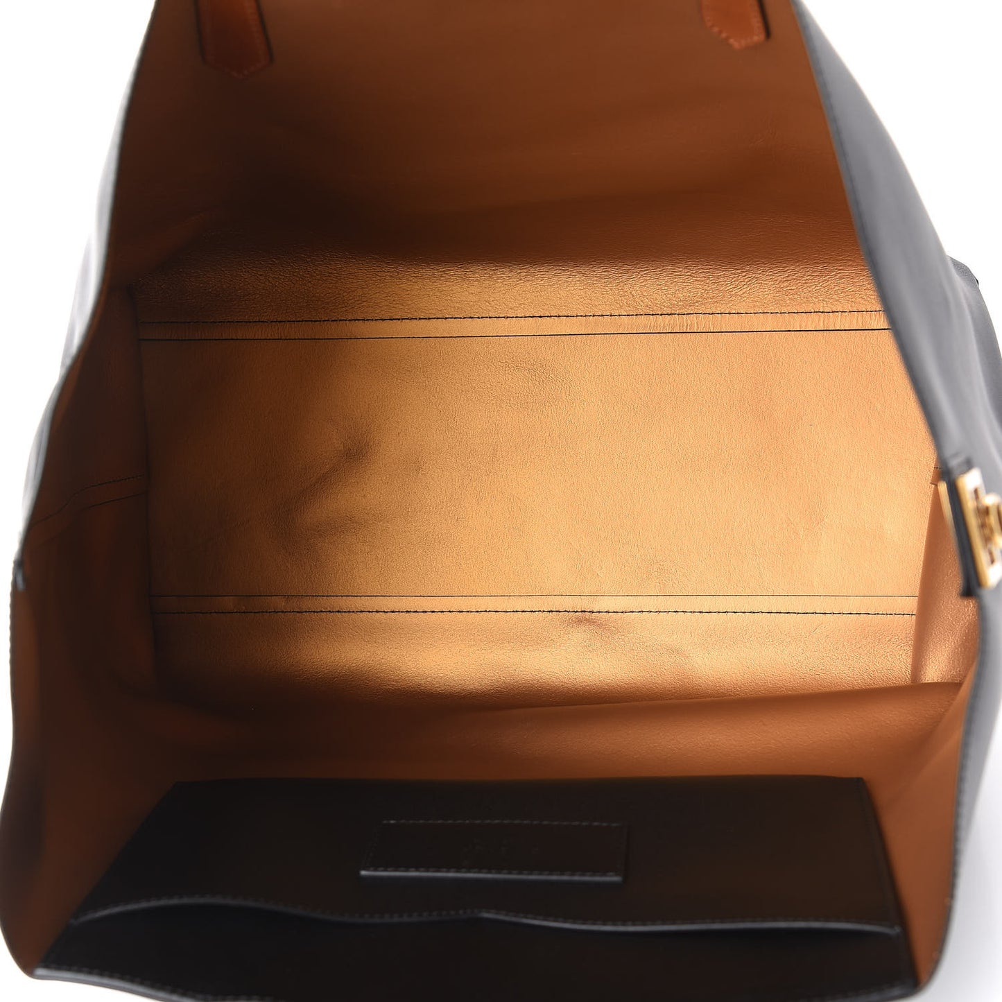 Calfskin Medium GV Shopper Tote Black