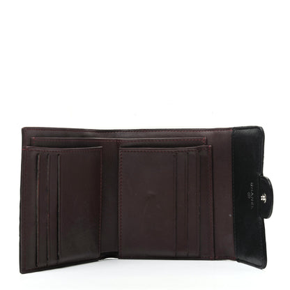 Chanel Lambskin Quilted Compact Flap Wallet Black 5 of 13