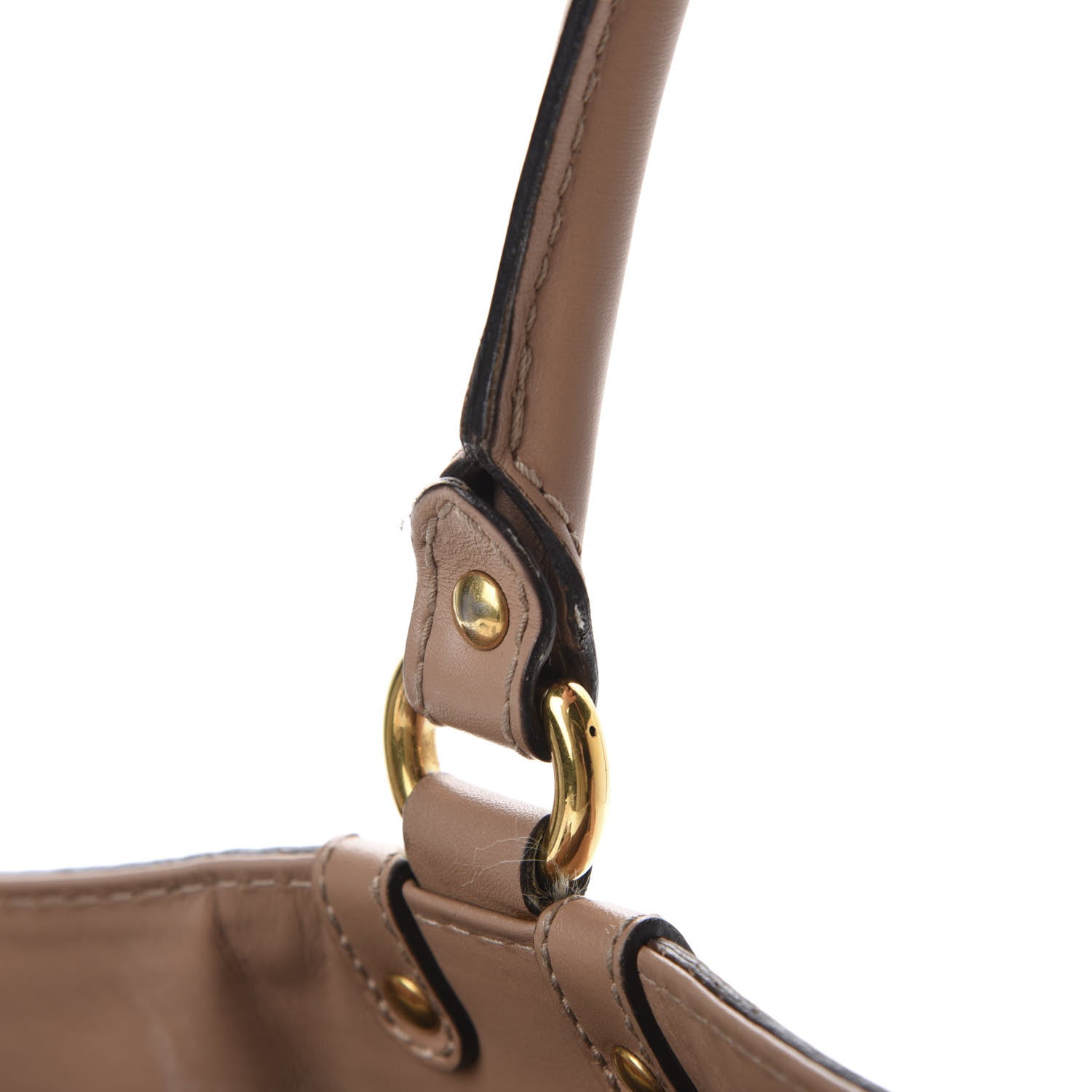 Gucci Guccissima Large Scarlett Stud Tote Dusty Rose 10 of 17