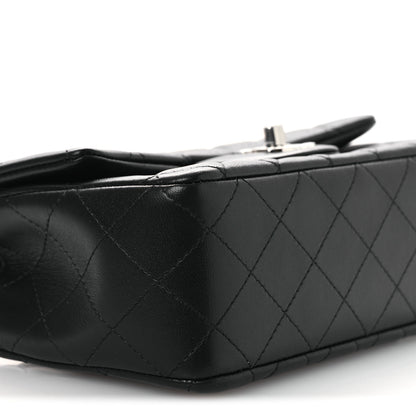 Chanel Lambskin Quilted Mini Rectangular Flap Black 9 of 13