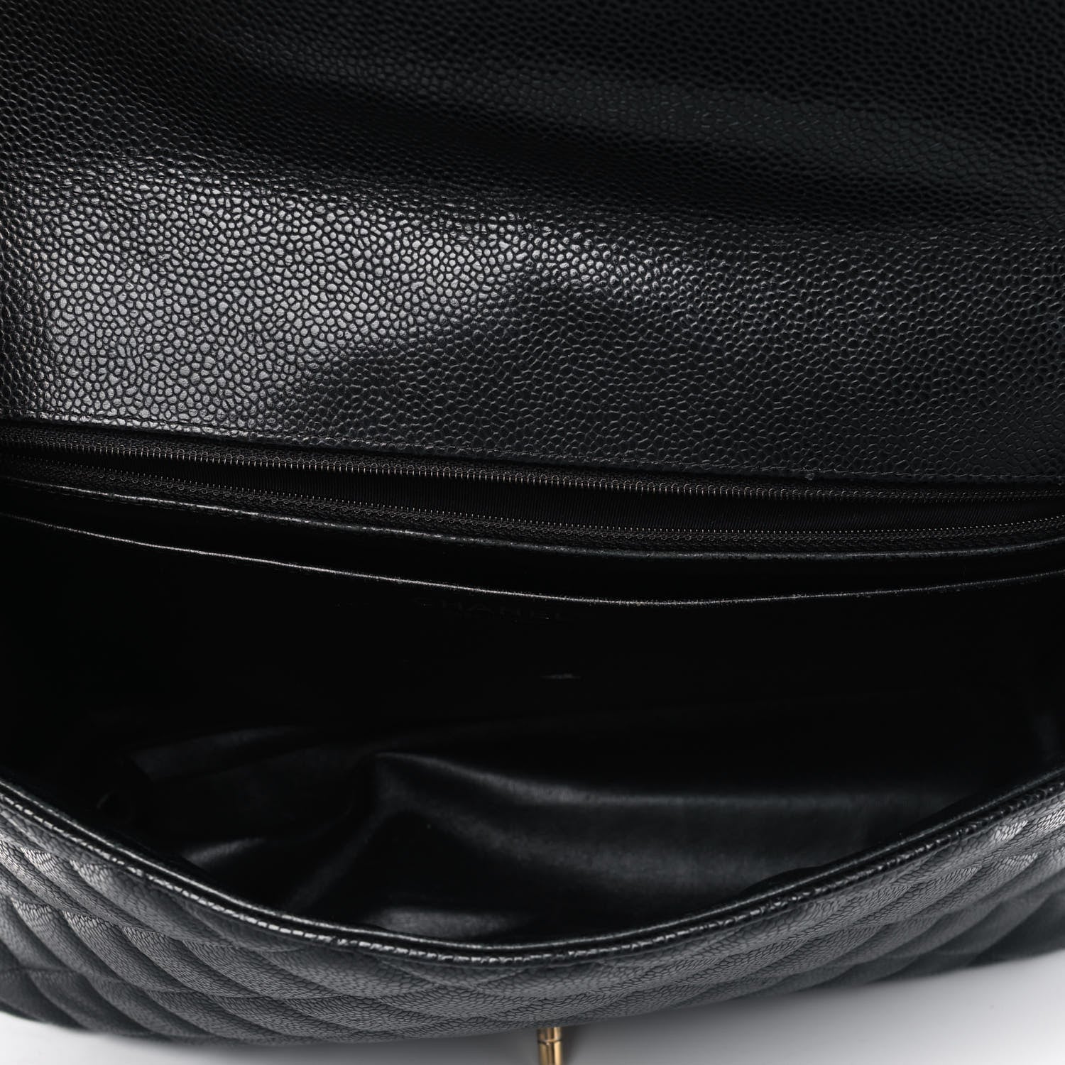 Chanel Caviar Quilted Maxi Single Flap Black 4 of 10