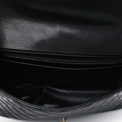 Chanel Caviar Quilted Maxi Single Flap Black 4 of 10