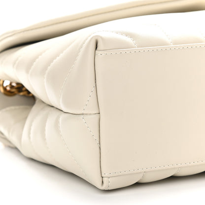 Saint Laurent Calfskin Y Quilted Monogram Small Loulou Chain Satchel Crema Soft 7 of 8
