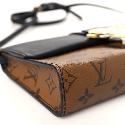 Louis Vuitton Calfskin Reverse Monogram Column Clutch 7 of 8
