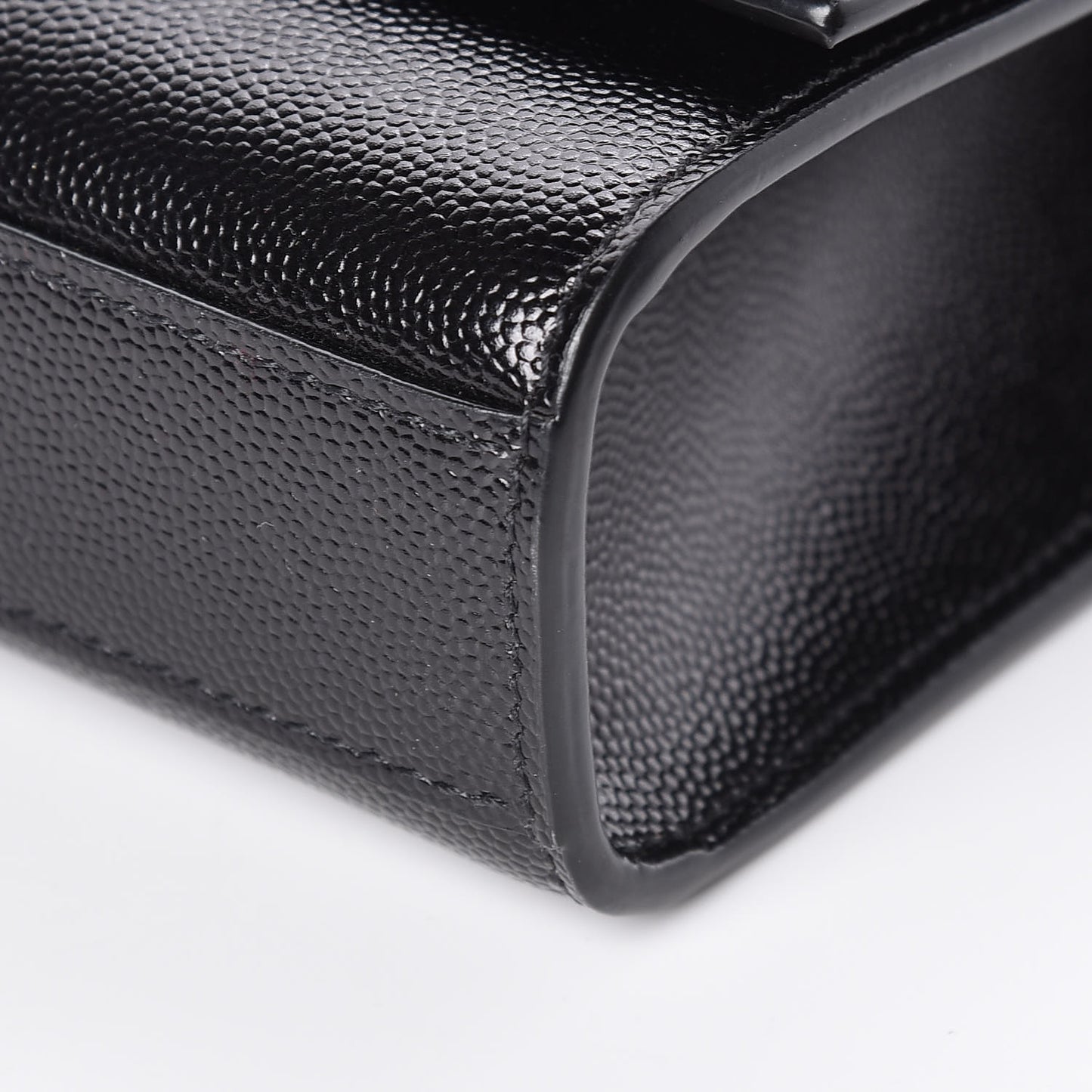 Grain De Poudre Medium Classic Monogram Kate Satchel Black