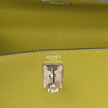 Hermes Chevre Mysore Kelly Sellier 25 Vert Anis 6 of 19