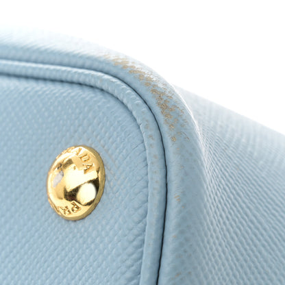 Prada Saffiano Cuir Large Double Bag Astrale Astrale 17 of 19