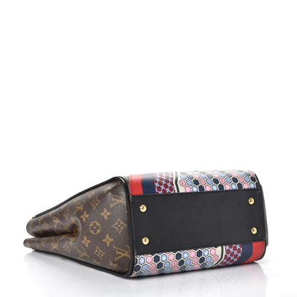 Louis Vuitton Calfskin Monogram Kimono Tote MM Rose 4 of 12