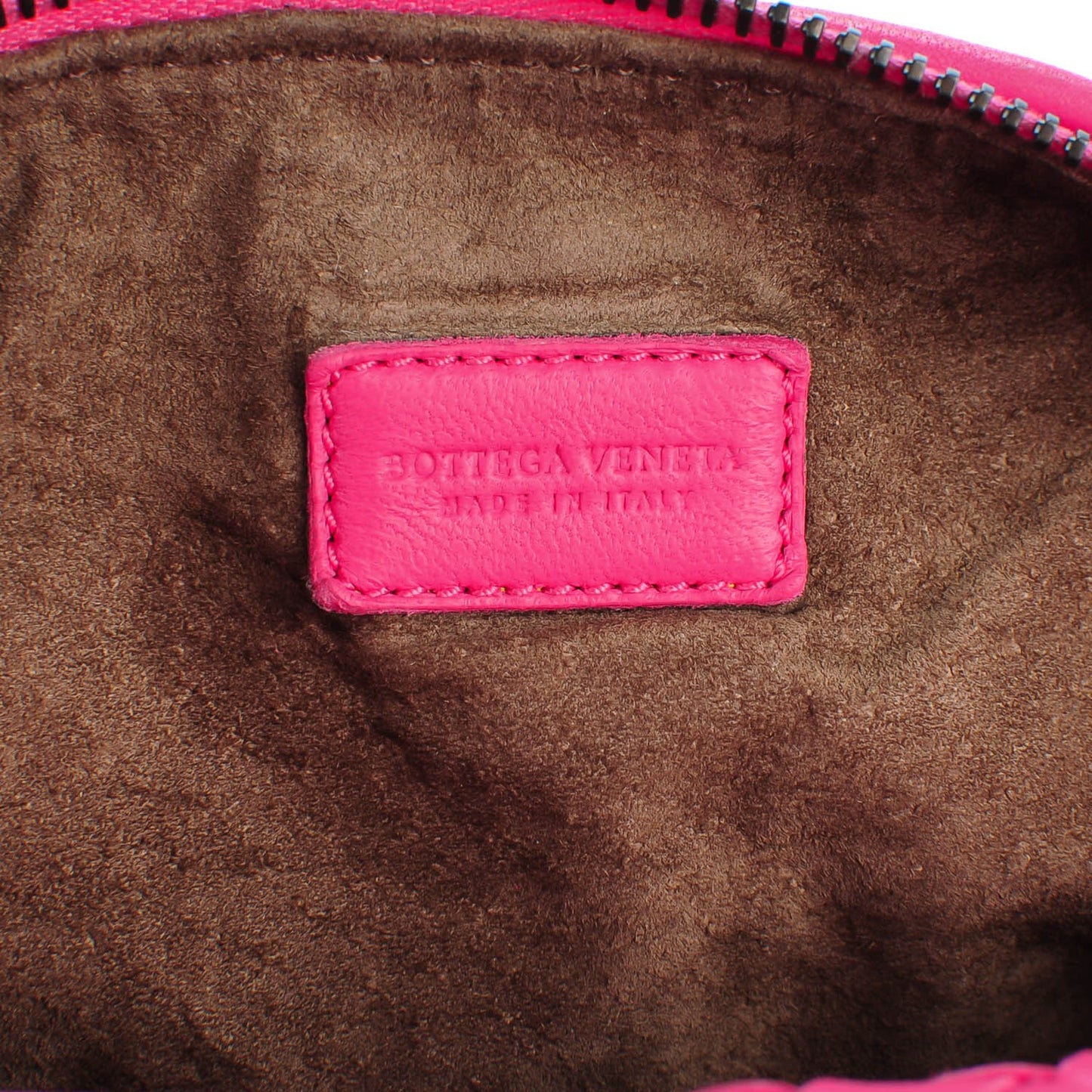Nappa Intrecciato Cosmetic Case Pink