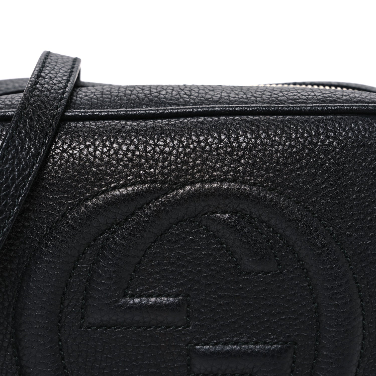 Gucci Pebbled Calfskin Small Soho Disco Bag Black 8 of 10