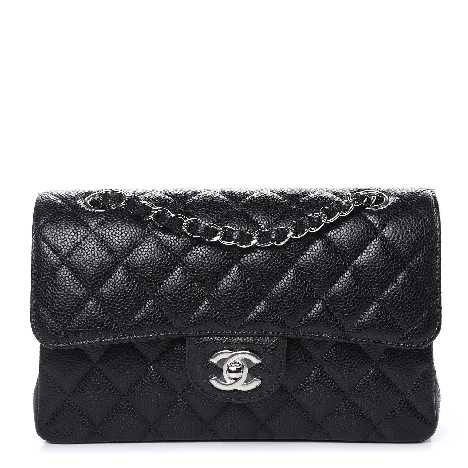 Chanel Caviar Quilted Small Double Flap Black 1 of 10