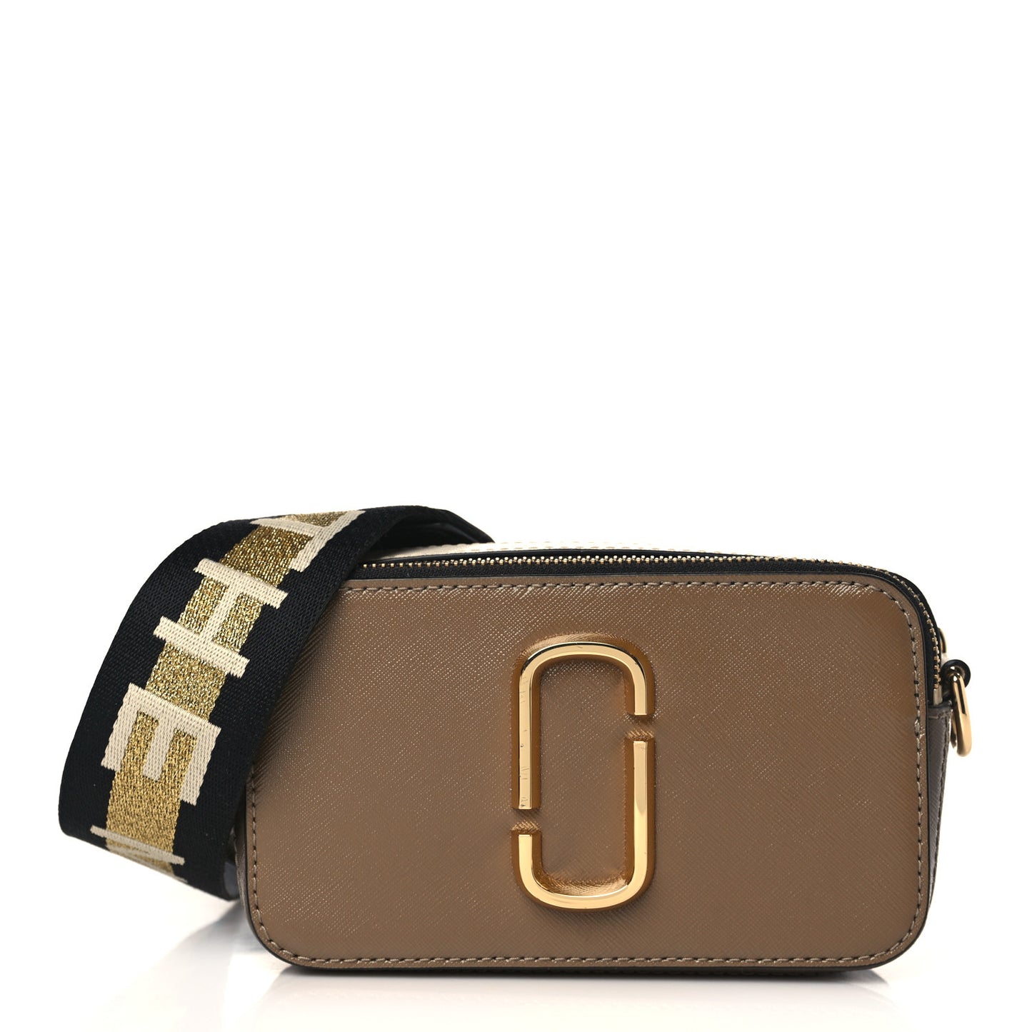 Saffiano Small Snapshot Camera Bag Sandcastle
