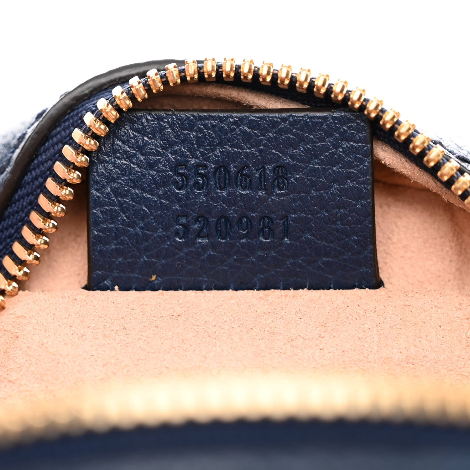 Gucci Soft Textured Calfskin Web Mini Ophidia Round Shoulder Bag Blue Agata 8 of 12