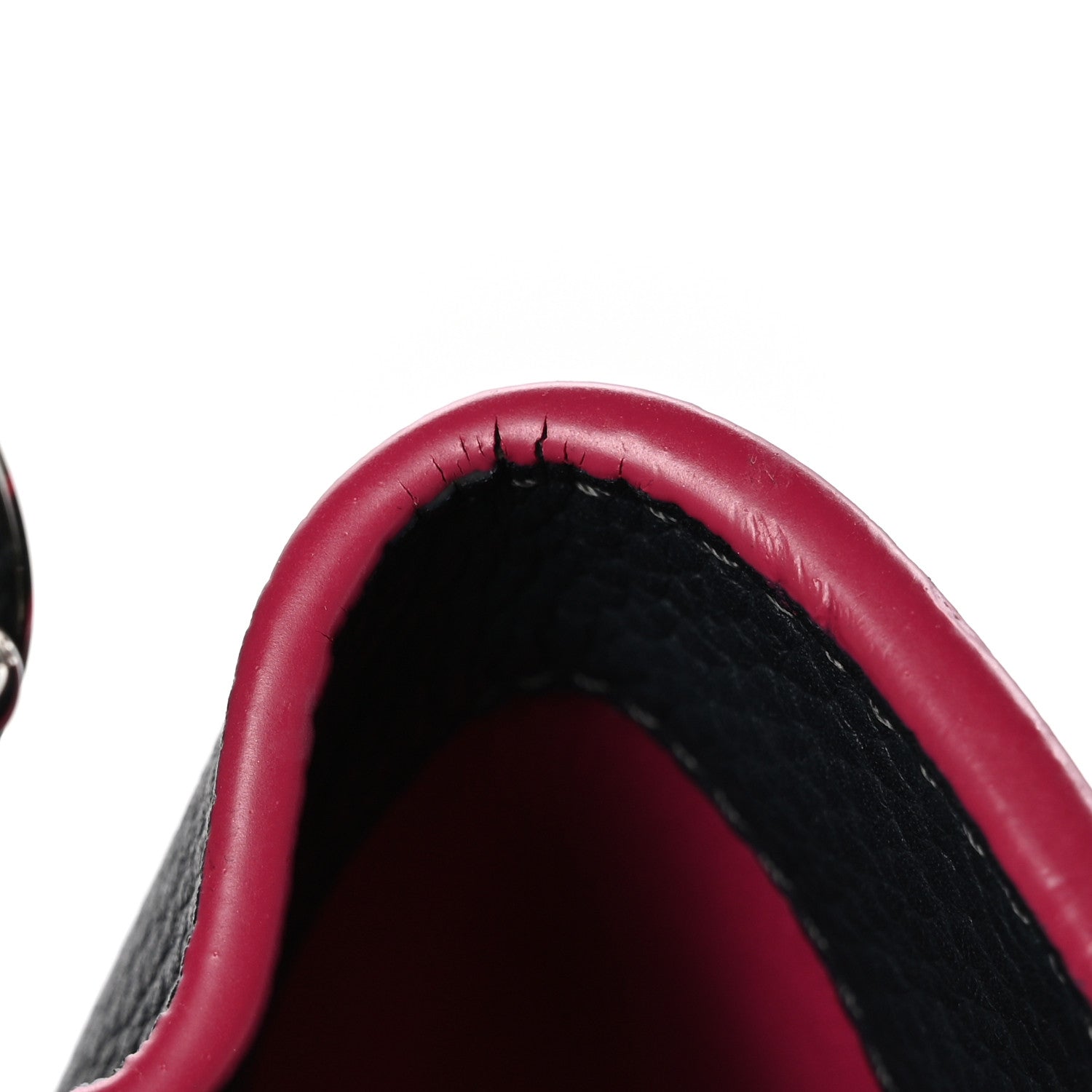 Louis Vuitton Taurillon Capucines MM Cobalt Fuchsia 12 of 13