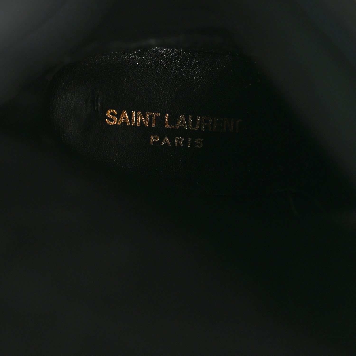 Saint Laurent Lambskin Koller 110 Tall Boots 40.5 Black 7 of 11
