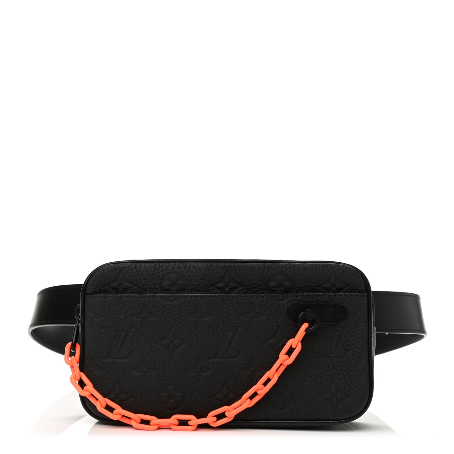 Taurillon Monogram Uniformes Solar Ray Soft Pochette Volga Belt Bag Black