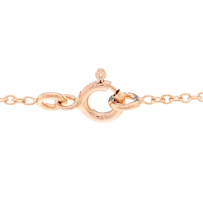 Hermes 18K Rose Gold Diamond Chaine D Ancre Enchainee Necklace MM 5 of 5