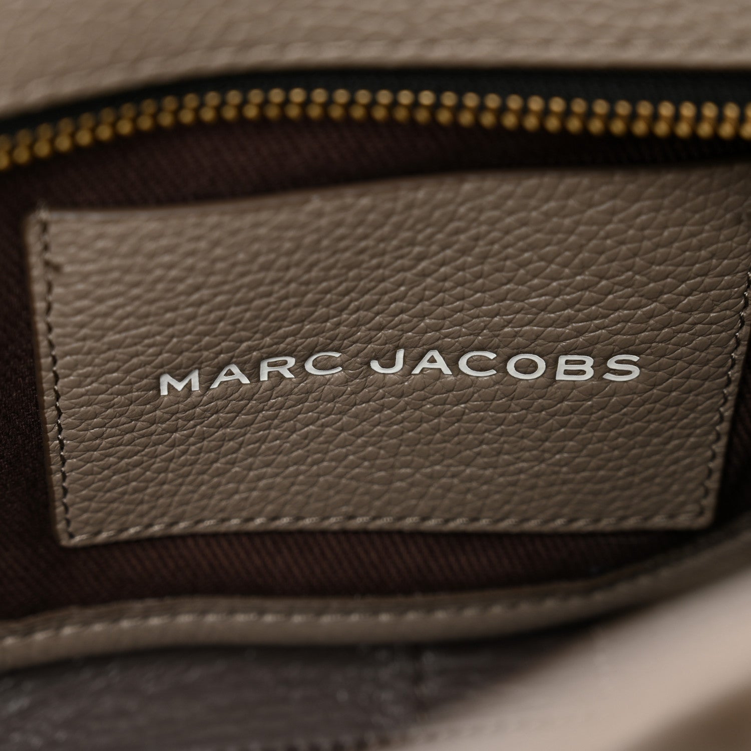 Marc Jacobs Grained Calfskin Small The Tote Bag Cement 8 of 11